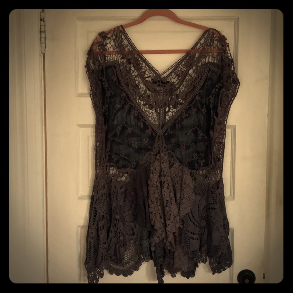 Lace sweater
